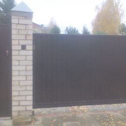 Ворота откатные Алютех SGN 01 RR 32