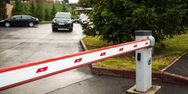 9 автоматический шлагбаум для двора